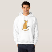 Orange Katzen Hoodie (Vorne ganz)