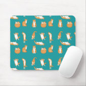 Orange Katzen lustig Mousepad (Mit Mouse)