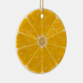 Orange Keramik Ornament (Rechts)