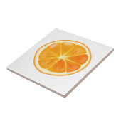 Orange Keramik Tile Fliese (Seite)