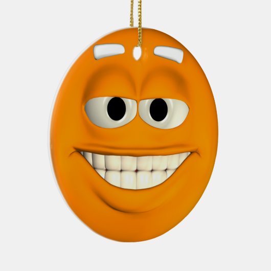 Orange Keramikornament (Rechts)