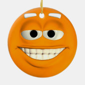 Orange Keramikornament (Hinten)