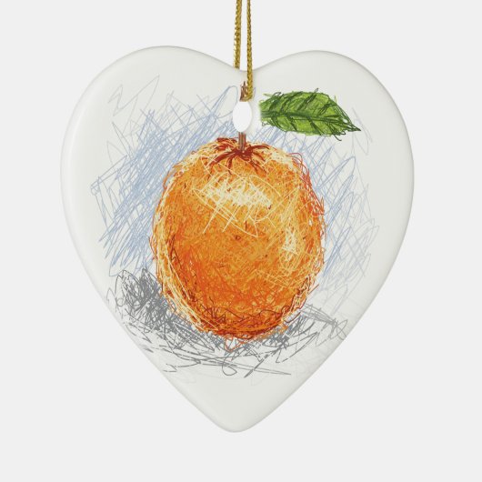 orange keramikornament (Rechts)