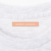 Orange Kids nennen Eisen auf Kleidung Etiketten (Befestigt)