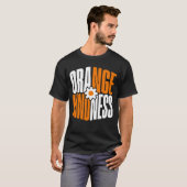 Orange Kindness Blume T-Shirt (Vorne ganz)