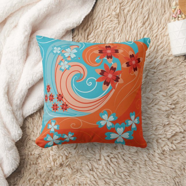 orange kissen (Decke)
