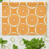 Orange Kitchen Design Handtuch (Gefaltet)