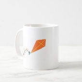 Orange Kite Kaffeetasse (Vorderseite Links)