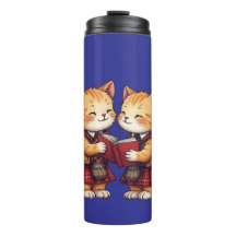 Orange Kitten lesen Burns Night