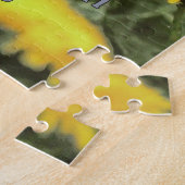 Orange Kitten Orange Schmetterling Puzzle (Seite)