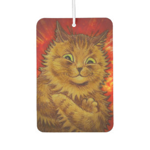 ORANGE KITTY CAT PET AUTOLUFTERFRISCHER