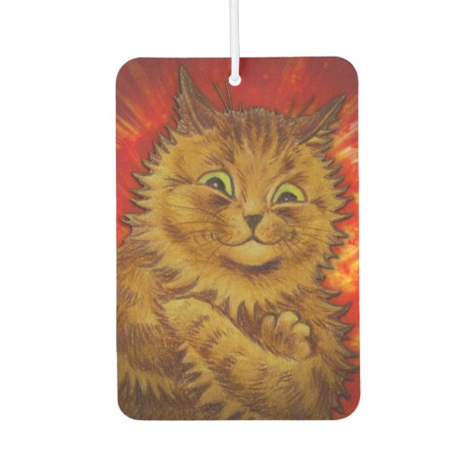 ORANGE KITTY CAT PET AUTOLUFTERFRISCHER (Vorderseite)