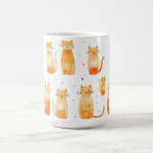 Orange Kitty Cats Kaffeetasse (Mittel)