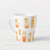 Orange Kitty Cats Milchtasse (Linke Ecke)