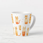 Orange Kitty Cats Milchtasse (Rechte Ecke)