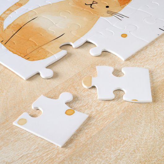 Orange Kitty Cats Puzzle (Seite)