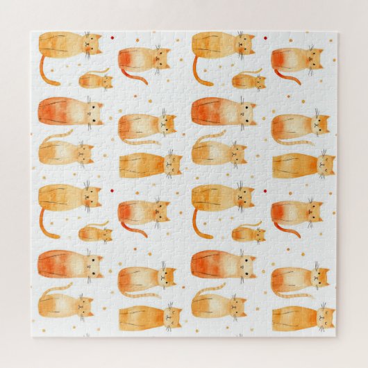 Orange Kitty Cats Puzzle (Horizontal)