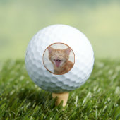 Orange Kitty - ich bin wieder in der Sandgrube? Golfball (Insitu T-Shirt)