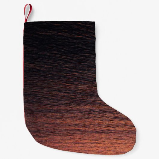 Orange Kleiner Weihnachtsstrumpf (Vorderseite)