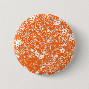 Orange-Knopf für botanische Beauties Button