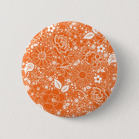 Orange-Knopf für botanische Beauties Button (Vorderseite)