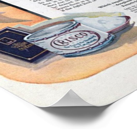 Orange Knots Poster (Ecke)