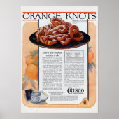 Orange Knots Poster (Vorne)