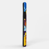 Orange Koi Fish Blue Case-Mate iPhone Hülle (Hinten/Rechts)