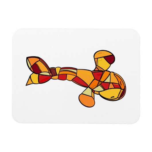 ORANGE KOI MAGNET (Horizontal)