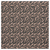 Orange Koi Schwarzes Fischmuster Stoff (Muster)