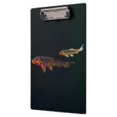 Orange Koi und Gold Koi Klemmbrett (Links)