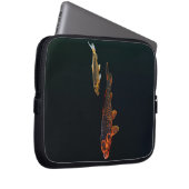 Orange Koi und Gold Koi Laptopschutzhülle (Vorne Rechts)