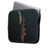 Orange Koi und Gold Koi Laptopschutzhülle (Vorderseite Links)