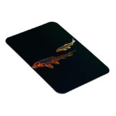Orange Koi und Gold Koi Magnet (Rechte Seite)