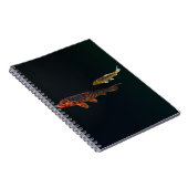 Orange Koi und Gold Koi Notizblock (Rechte Seite)