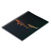Orange Koi und Gold Koi Notizblock (Linke Seite)