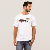 Orange Koi und Gold Koi T-Shirt (Vorne ganz)