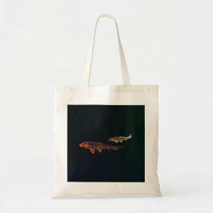 Orange Koi und Gold Koi Tragetasche