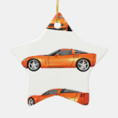 Orange Korvette: Keramikornament (Vorne)