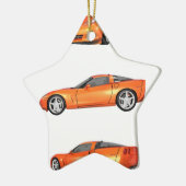 Orange Korvette: Keramikornament (Links)
