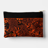 Orange Kosmetiktasche Zubehörtasche (Rückseite)