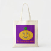 Orange Kostümgestaltung Alle Leckereien ohne Trick Tragetasche (Vorne)