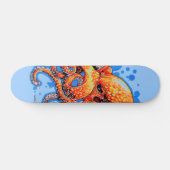 orange Krake Skateboard (Horizontal)