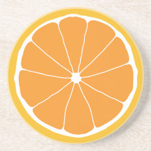 Orange Küche Kunst, Orangefarbener Untersetzer, Ba Untersetzer
