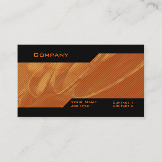 Orange kundenspezifische Visitenkarte
