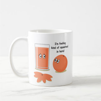 Orange Kürbis Kaffeetasse