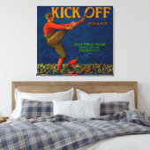 Orange LabelRedlands, CA Leinwanddruck (Insitu (Schlafzimmer))