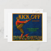 Orange LabelRedlands, CA Postkarte (Vorne/Hinten)