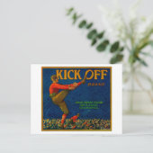 Orange LabelRedlands, CA Postkarte (Stehend Vorderseite)