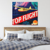 Orange LabelTustin, CA Leinwanddruck (Insitu (Schlafzimmer))